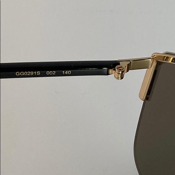 Gucci Brown Shield Unisex Sunglasses GG0291S 002 - Picture 11 of 12